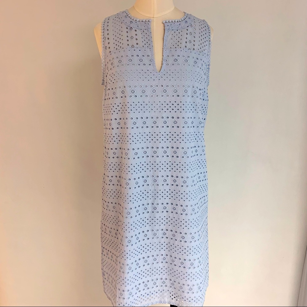 LOFT Eyelet Shift Dress NWT